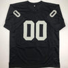 Autographed/Signed Jim Otto HOF 80 Oakland Black Football Jersey JSA COA