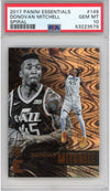 Graded 2017-18 Panini Essentials Donovan Mitchell #149 Spiral Rookie RC Basketball Card PSA 10 Gem Mint