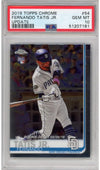 Graded 2019 Topps Chrome Fernando Tatis Jr #54 Update Rookie RC Baseball Card PSA 10 Gem Mint
