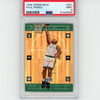 Graded 1998-99 Upper Deck Paul Pierce #321 Rookie RC Basketball Card PSA 9 Mint