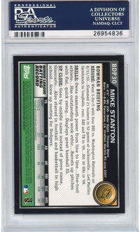 Graded 2010 Bowman Chrome Draft Picks Mike Giancarlo Stanton #BDP30 Rookie RC Baseball Card PSA 10 Gem Mint