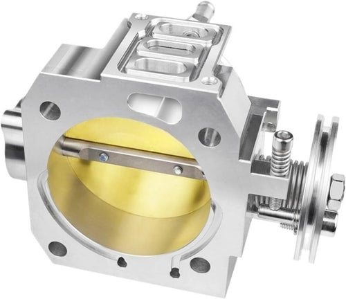 SPDZ1 70mm Silver Billet Aluminum Throttle Body For Integra RSX DC5 Civic SI EP3 K20 K20A K-Series