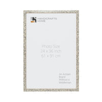 Poster Frames Checkered Collection Bone Inlay, Black & White - 4 Sizes