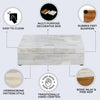 Decorative Box White Bone Inlay Collection White 8 Sizes