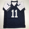 Autographed/Signed Danny White Dallas Thanksgiving Day Football Jersey JSA COA