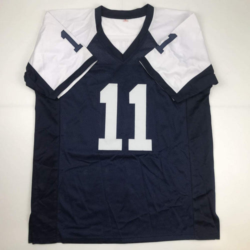 Autographed/Signed Danny White Dallas Thanksgiving Day Football Jersey JSA COA