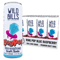 Wild Bill's Ring Pop, Blue Raspberry, 12oz Cans, 12ct