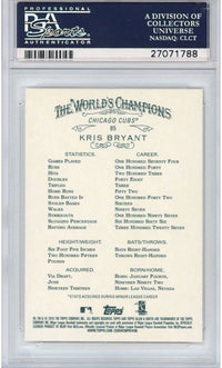 Graded 2015 Topps Allen & Ginter Kris Bryant #85 Rookie RC Baseball Card PSA 10 Gem Mint
