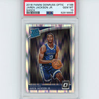 Graded 2018-19 Panini Donruss Optic Jaren Jackson Jr. #188 Shock Rookie RC Basketball Card PSA 10 Gem Mint