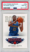 Graded 2012-13 Panini Marquee Anthony Davis #462 Rookie RC Basketball Card PSA 10 Gem Mint