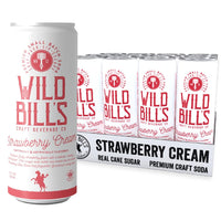 Wild Bill's Strawberry Cream, 12oz Cans, 12ct
