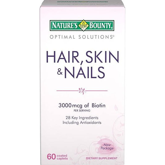 Natures Hair skin nails frml tb60