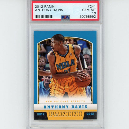 Graded 2012-13 Panini Anthony Davis #241 Rookie RC Basketball Card PSA 10 Gem Mint