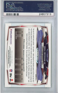 Graded 2014 Topps Chrome Odell Beckham Jr. #117 Green Refractor Facing Forward Rookie RC Football Card PSA 10 Gem Mint