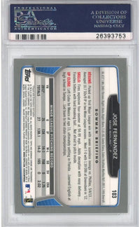Graded 2013 Bowman Chrome Jose Fernandez #103 Rookie RC Baseball Card PSA 10 Gem Mint