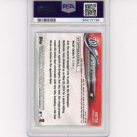 Graded 2018 Topps Chrome Update Juan Soto #HMT98 Rookie RC Baseball Card PSA 10 Gem Mint