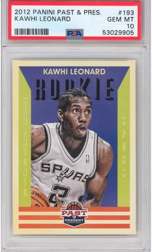 Graded 2012-13 Panini Past & Present Kawhi Leonard #193 Rookie RC Basketball Card PSA 10 Gem Mint