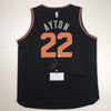 Autographed/Signed DeAndre Ayton Phoenix Black Basketball Jersey Steiner Sports COA