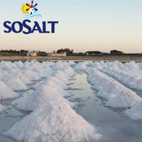 SoSalt Fine Sea Salt from Sicily | XL Foodservice Bucket 12.5 kg (27.5 lb) | Kosher, All Natural Mediterranean Sea Salt