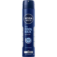 NIVEA MEN Deodorant Spray for Men Cool Kick Fresh Scent 72h 200ml