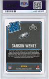 Graded 2016 Panini Donruss Carson Wentz #156 Rookie RC Football Card PSA 10 Gem Mint