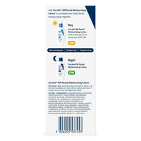 2 Pack CeraVe PM Facial Moisturizing Lotion, Night Cream with Hyaluronic Acid and Niacinamide