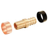 PEX-B Crimp 1/2-Inch Pex x 1/2-Inch PB Transition Brass Pex Coupling (Lead Free) Plumbingsell