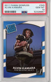 Graded 2017 Panini Donruss Alvin Kamara #349 Rookie RC Football Card PSA 10 Gem Mint