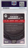 Graded 2017 Sage SA-GE Hit Patrick Mahomes II #43 Premier Draft Rookie RC Football Card PSA 10 Gem Mint
