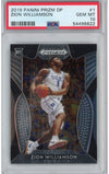 Graded 2019-20 Panini Prizm Draft Picks DP Zion Williamson #1 Rookie RC Basketball Card PSA 10 Gem Mint