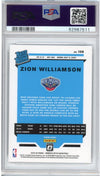 Graded 2019-20 Panini Donruss Optic Zion Williamson #158 Rookie RC Basketball Card PSA 10 Gem Mint