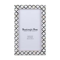 Moroccan Poster Frames Bone Inlay, Black, 9 Sizes