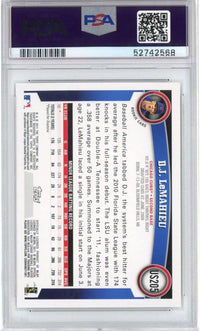 Graded 2011 Topps Update DJ D.J. LeMahieu #US205 Rookie RC Baseball Card PSA 10 Gem Mint