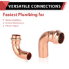 30 Pcs 3/4" Press Copper Street Elbow (Lead Free)