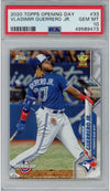 Graded 2020 Topps Opening Day Vladimir Vlad Guerrero Jr. #33 Rookie RC Baseball Card PSA 10 Gem Mint
