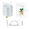 10 Pcs 1/2" PEX Crimp (F1807) Inlet, Ice Maker Outlet Box,