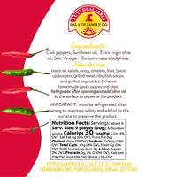 TuttoCalabria Whole Calabrian Hot Chili Peppers, 10 oz