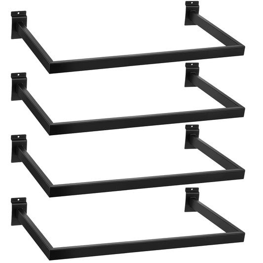 24-Inch Stainless Steel Hang Rail (4-Pack)