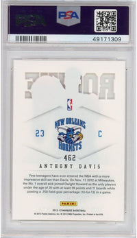 Graded 2012-13 Panini Marquee Anthony Davis #462 Rookie RC Basketball Card PSA 10 Gem Mint