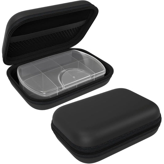 Ezy Dose Hard Shell Travel Pill Organizer Case