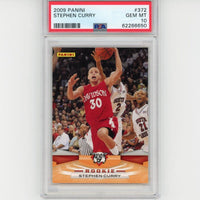 Graded 2009-10 Panini Stephen Steph Curry #372 Rookie RC Basketball Card PSA 10 Gem Mint