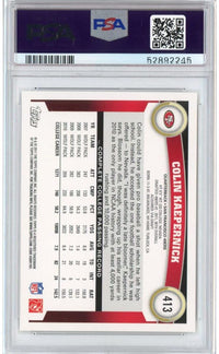 Graded 2011 Topps Colin Kaepernick #413 Passing Rookie RC Football Card PSA 10 Gem Mint