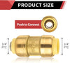 3/4" x 3/4" Push Fit Coupling Plumbingsell