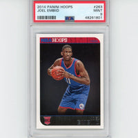 Graded 2014-15 Panini Hoops Joel Embiid #263 Rookie RC Basketball Card PSA 9 Mint