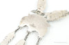 VTG Native American Richard Begay Turquoise Coral Sterling Silver Necklace