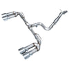 AWE 22-24 Audi 8Y S3 Track Edition Exhaust  - Chrome Silver Tips