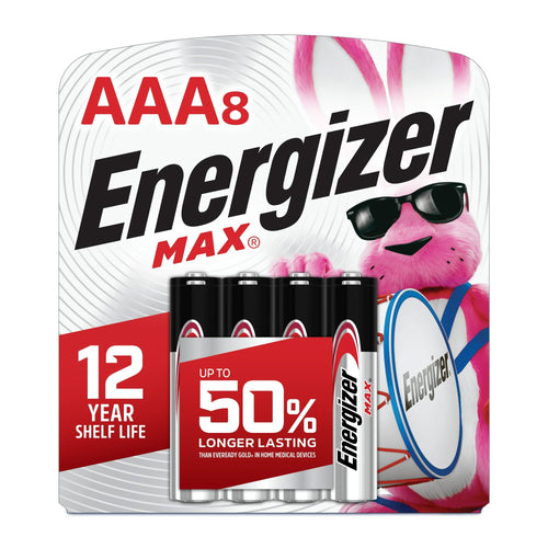 Energizer MAX AAA Batteries (8 Pack), Triple A Alkaline Batteries EasyOptionXY LLC
