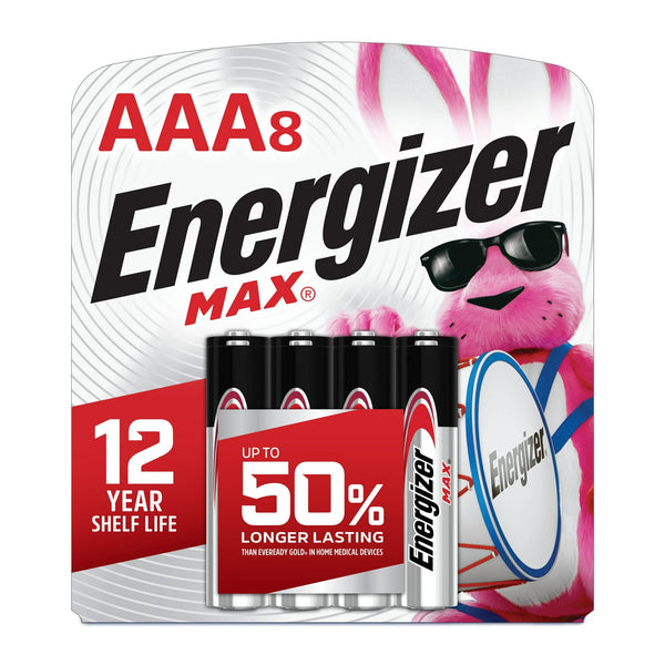 Energizer MAX AAA Batteries (8 Pack), Triple A Alkaline Batteries EasyOptionXY LLC
