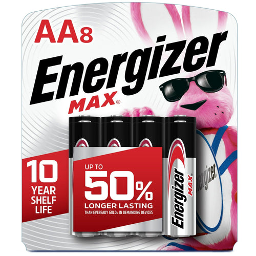 Energizer MAX AA Batteries (8 Pack), Double A Alkaline Batteries EasyOptionXY LLC