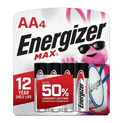 Energizer MAX AA Batteries (4 Pack), Double A Alkaline Batteries EasyOptionXY LLC